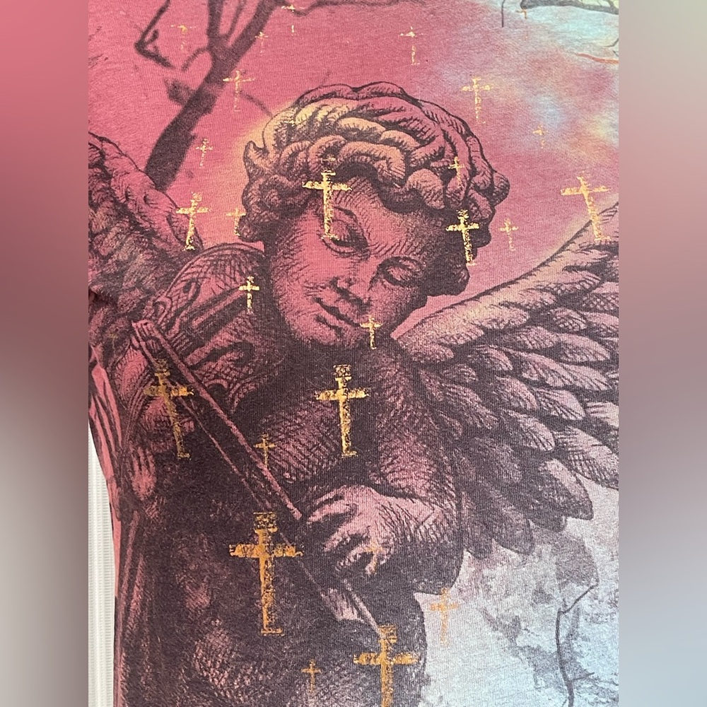 Sinful by Affliction shirt size L Juniors new without the tags - Picture 4 of 11